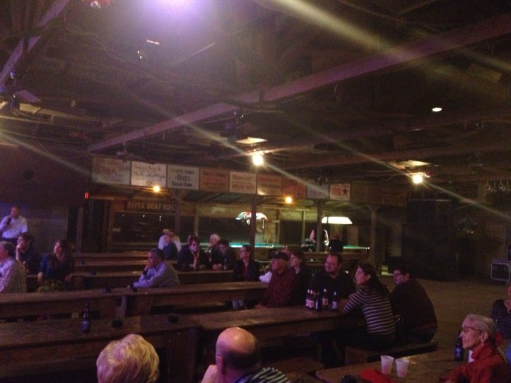 the dance hall and seating