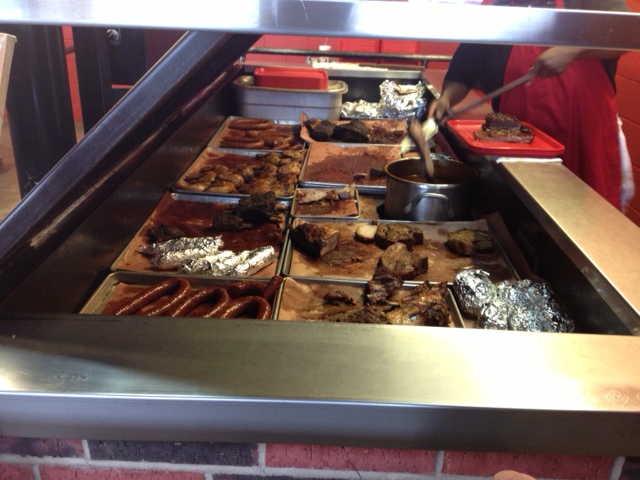 The pit at Cooper's Old Time Pit & BBQ