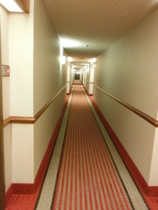 Hallway heading to my room