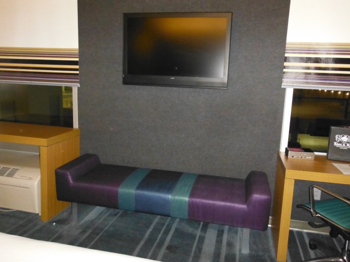 Room TV and lounger