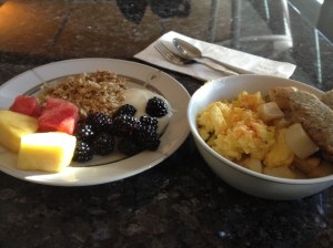 Breakfast in the lounge