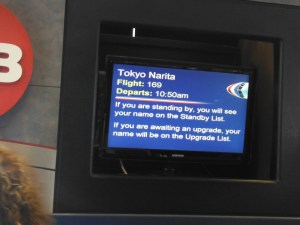 On my way to Narita