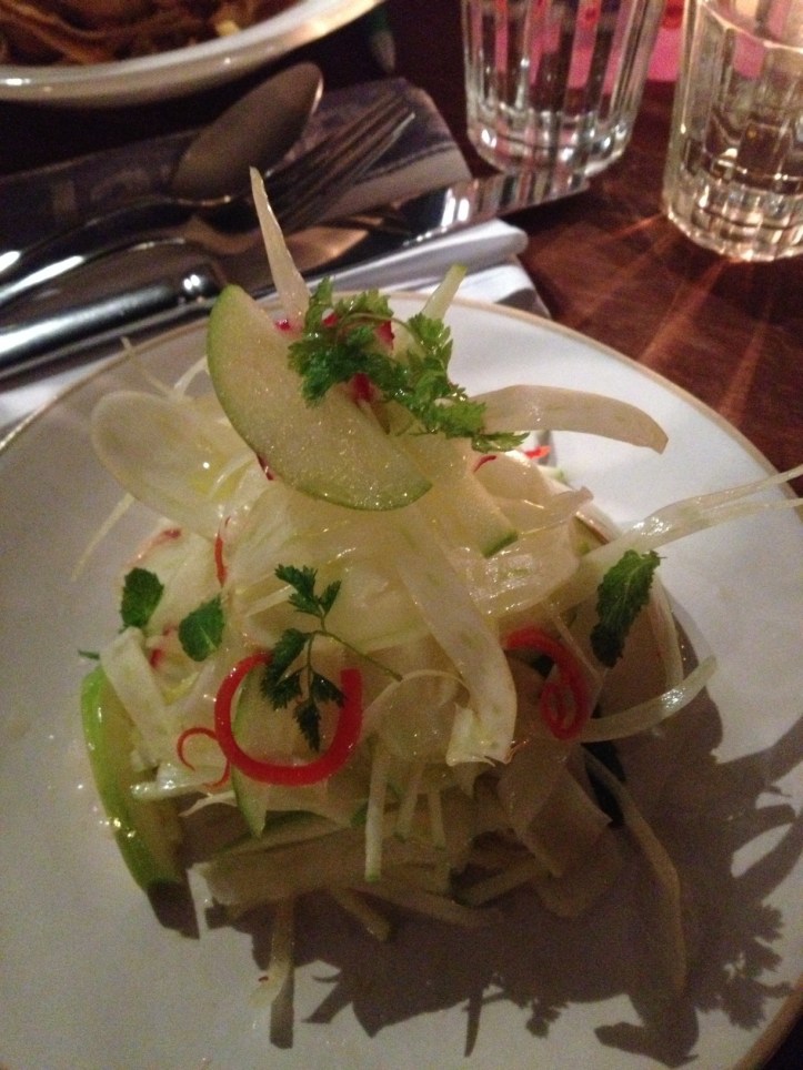 Fennel and apple salad