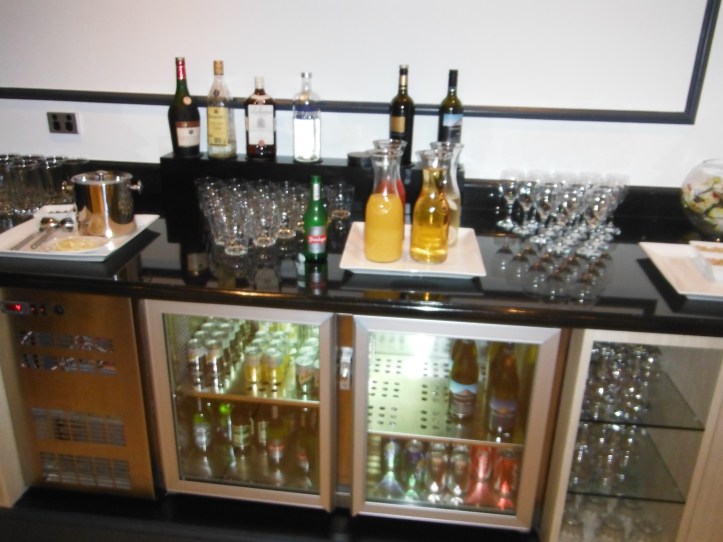 The bar at the lounge