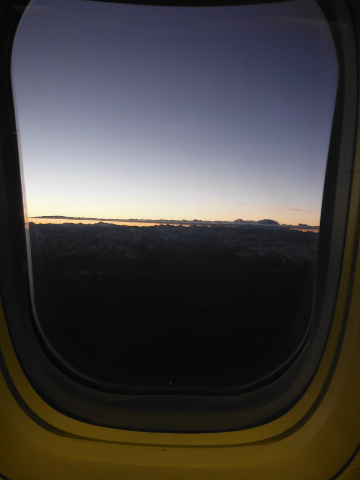 Those are mountains not clowds